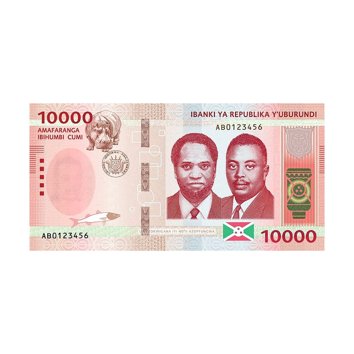 Burundi 10000 Francs 2022 Pnew