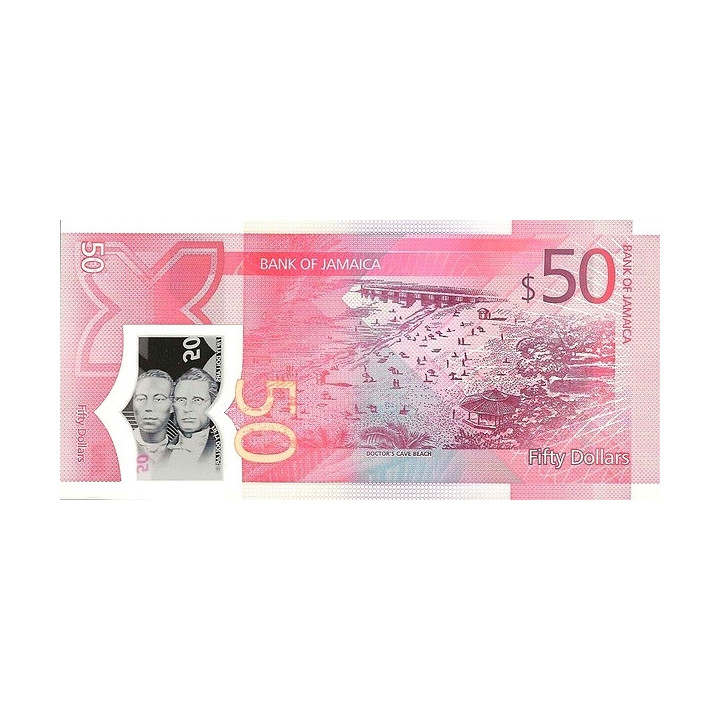 Jamaica 50 Dollars 2023 Pnew