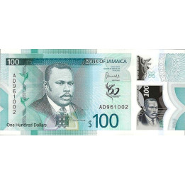 Jamaica 100 Dollars 2023 Pnew