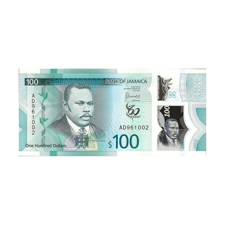 Jamaica 100 Dollars 2023 Pnew