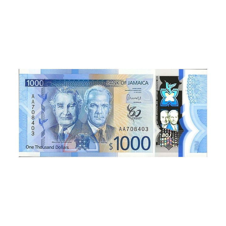 Jamaica 1000 Dollars 2023 Pnew
