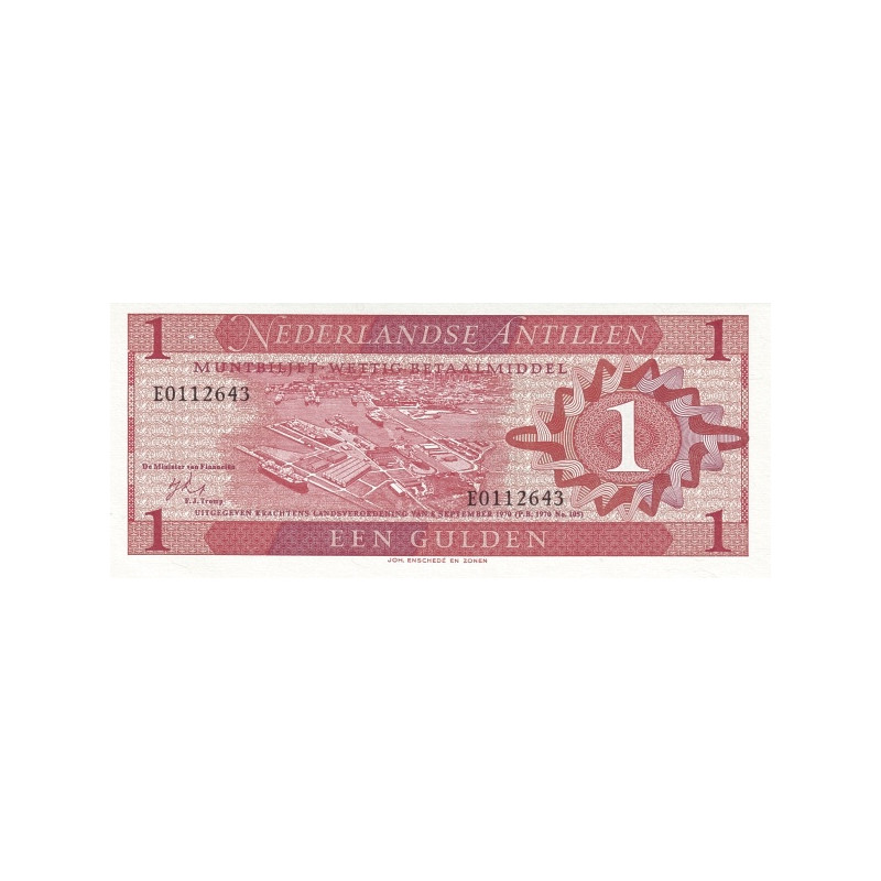 Netherlands Antilles 1 Gulden 1970 P-20