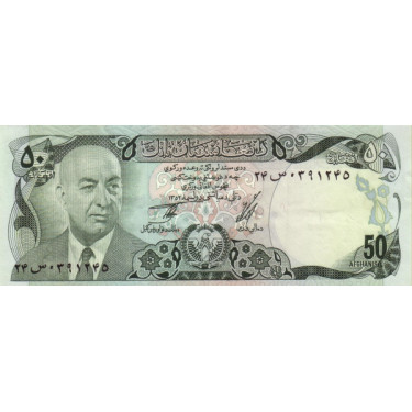 Afghanistan 50 Afghanis 1973 P49a