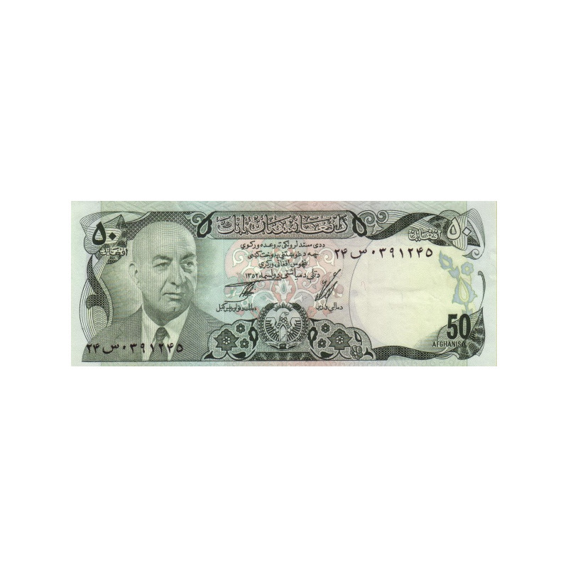 Afghanistan 50 Afghanis 1973 P49a