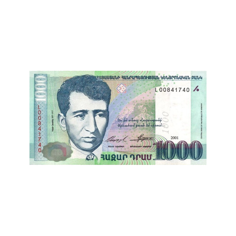 Armenien 1000 Dram 2001 P50a