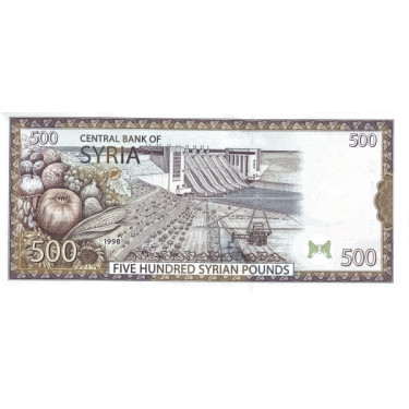 Syria 500 Pounds 1998 P-110c
