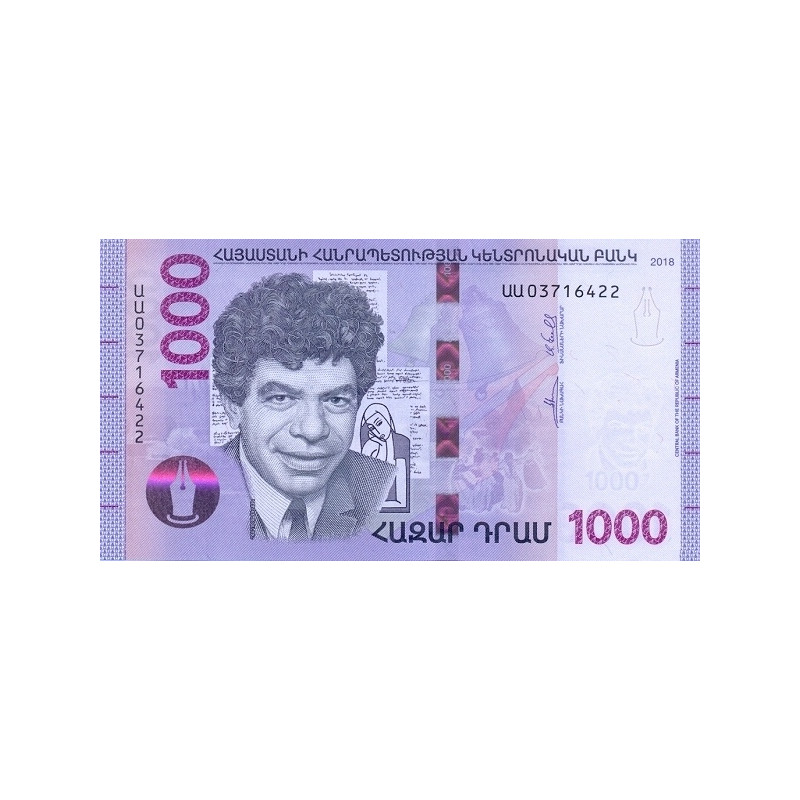 Armenia 1000 Dram 2018 P61a