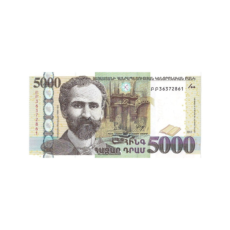 Armenien 5000 Dram 2012 P56