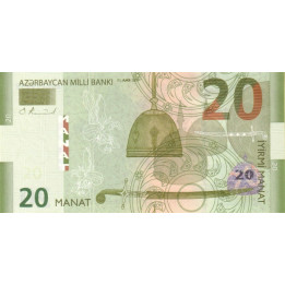 Azerbajdzjan 20 Manat 2005 P28