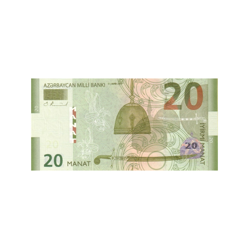 Azerbajdzjan 20 Manat 2005 P28