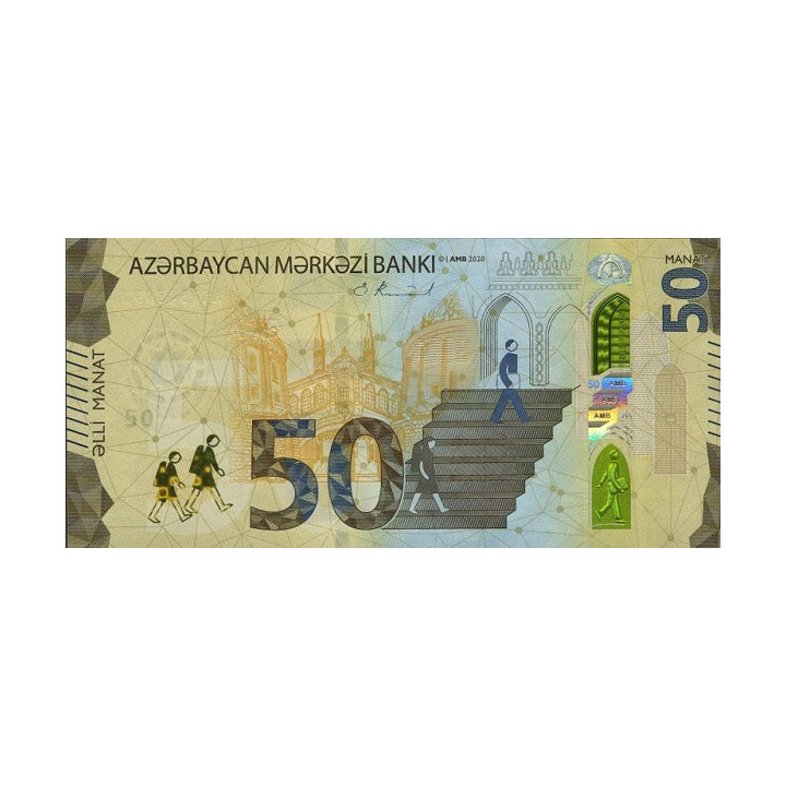 Azerbajdzjan 50 Manat 2020 P42