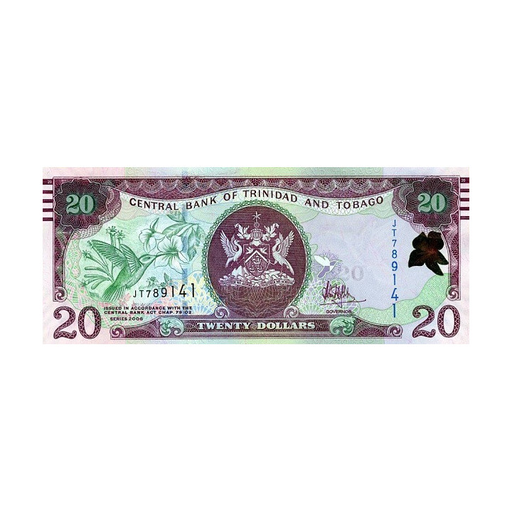 Trinidad and Tobago 20 Dollars P-49c