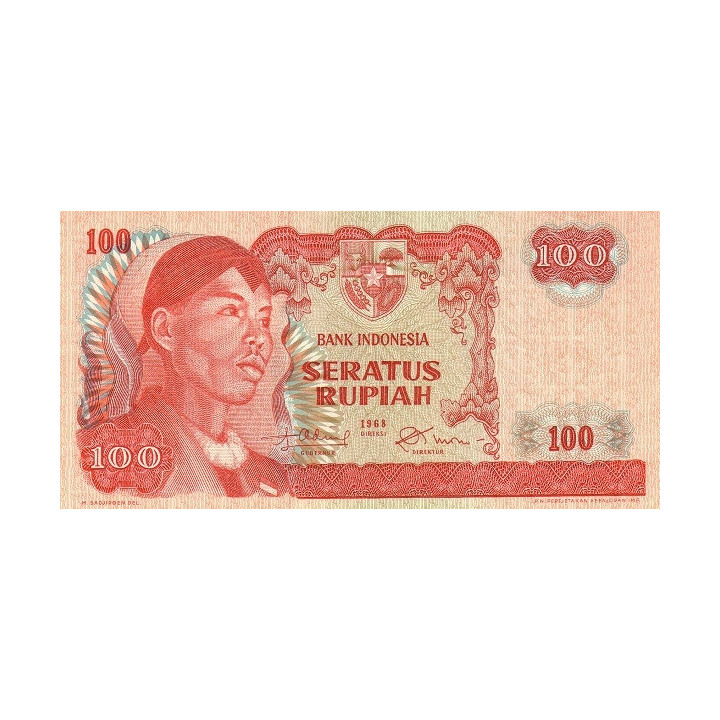 Indonesien 100 Rupiah 1968 P108