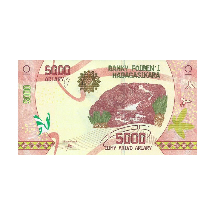 Madagascar 5000 Ariary 2017 P-102