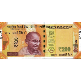India 200 Rupees 2021 P113