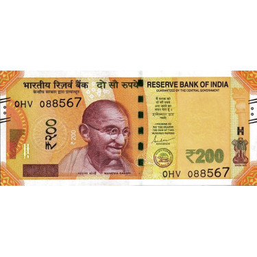 Indien 200 Rupees 2021 P113