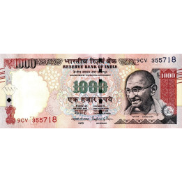 Indien 1000 Rupees 2016 P107