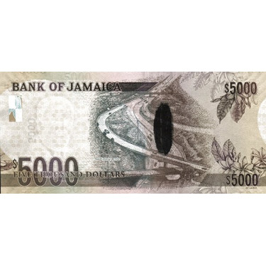Jamaica 5000 Dollars 2010 P87b