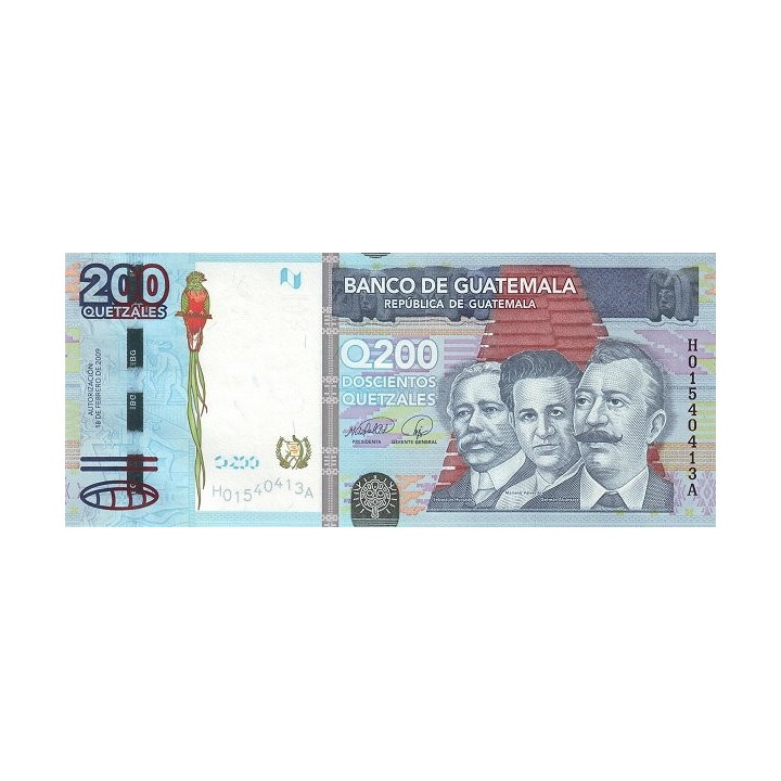 Guatemala 200 Quetzales 2009 P120