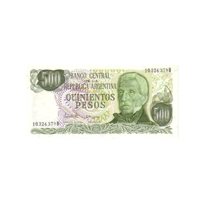 Argentina 500 Pesos 1977 P-303c