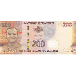 eSwatini Swaziland 200 Emalangeni 2023 Pnew