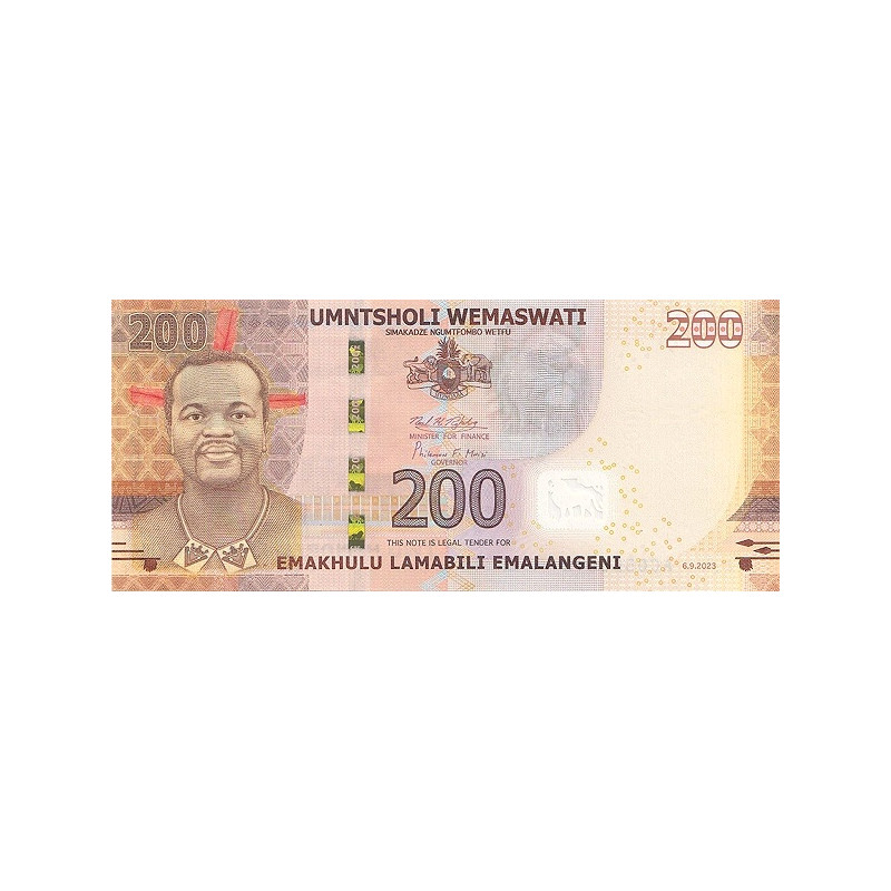 eSwatini Swaziland 200 Emalangeni 2023 Pnew