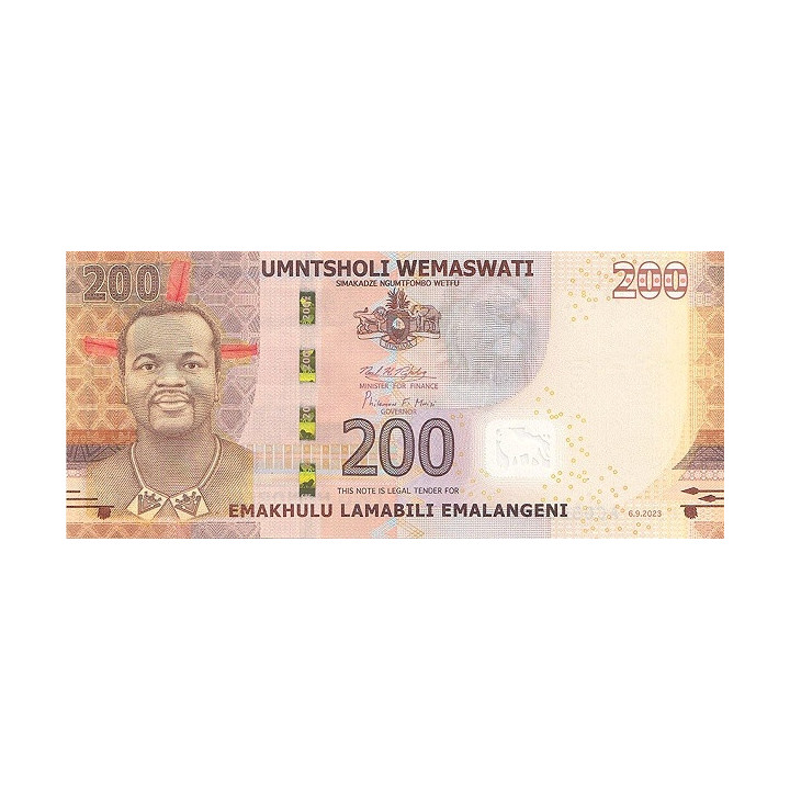 eSwatini Swaziland 200 Emalangeni 2023 Pnew