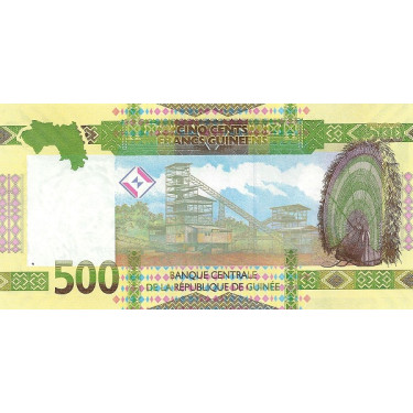 Guinea 500 Francs 2022 P52
