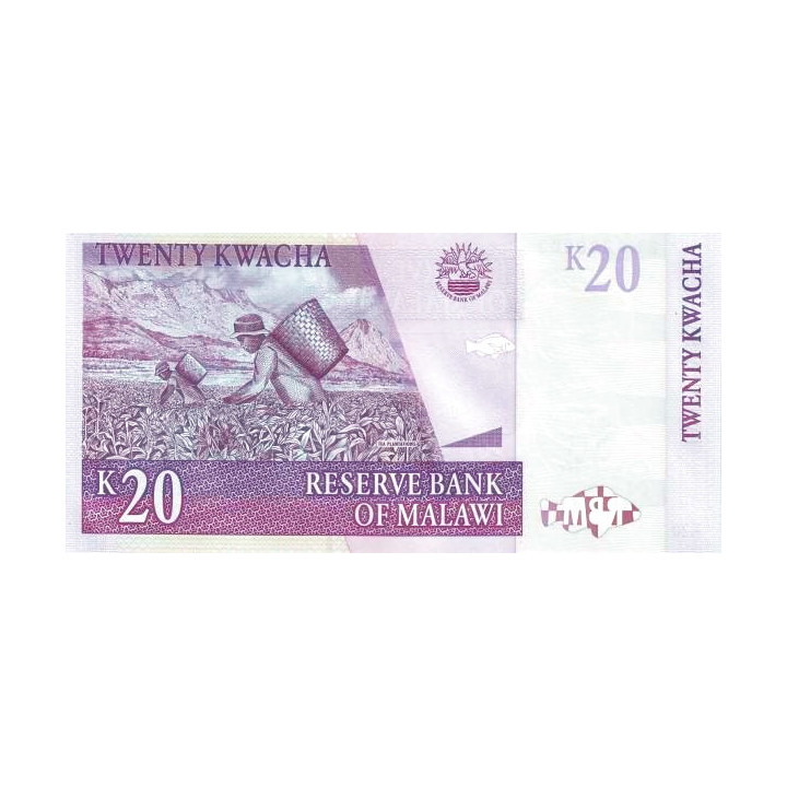 Malawi 20 Kwacha 2009 P52d