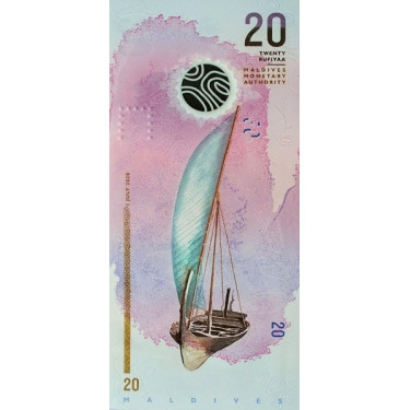 Maldiverna 20 Rufiyaa 2020 P-27
