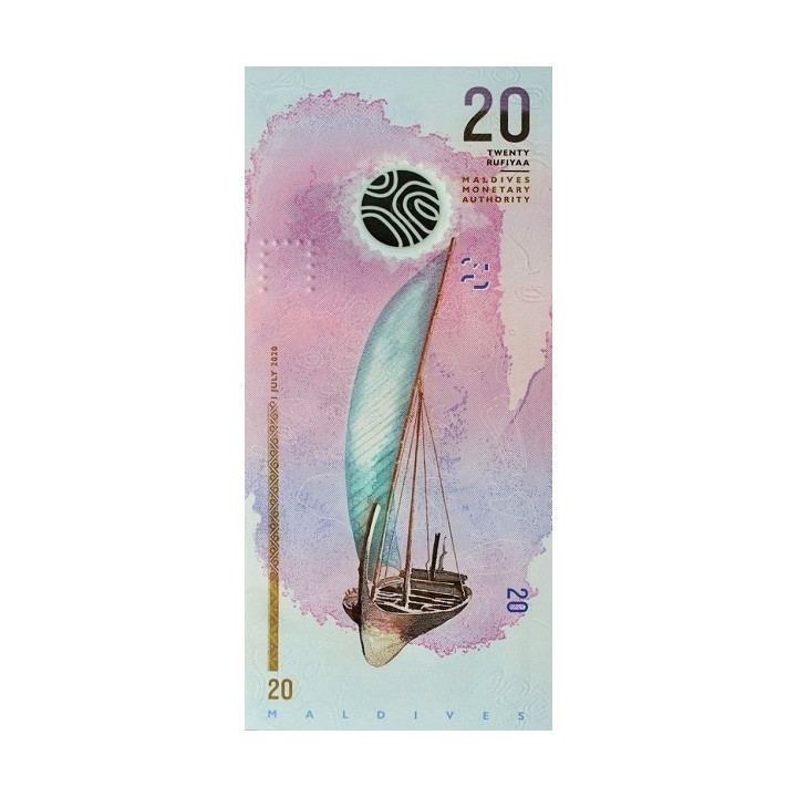 Maldives 20 Rufiyaa 2020 P-27