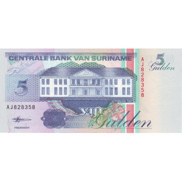 Suriname 5 Gulden 1998 P136b