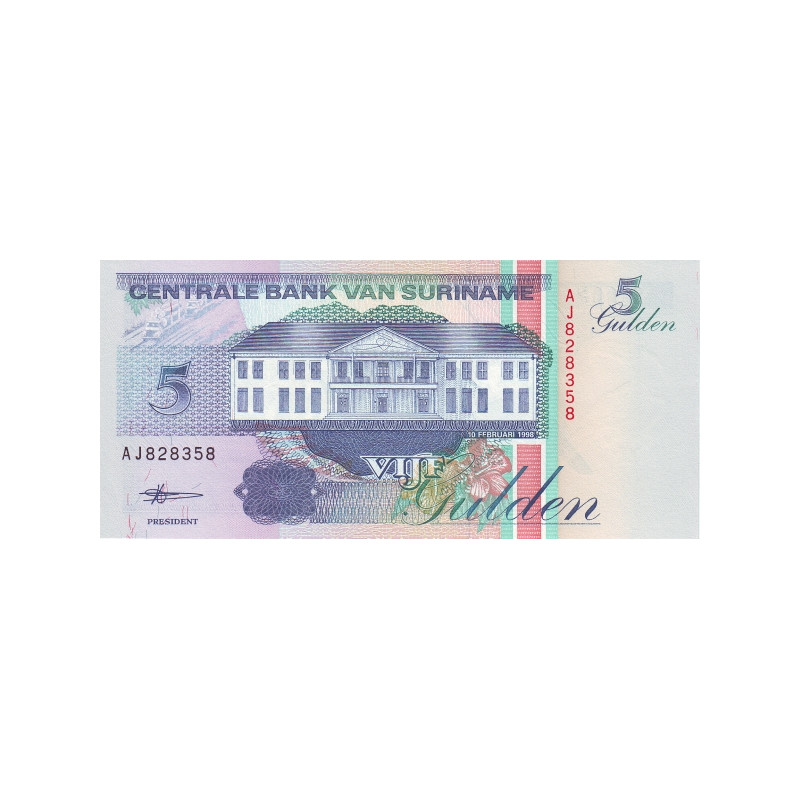 Surinam 5 Gulden 1998 P136b