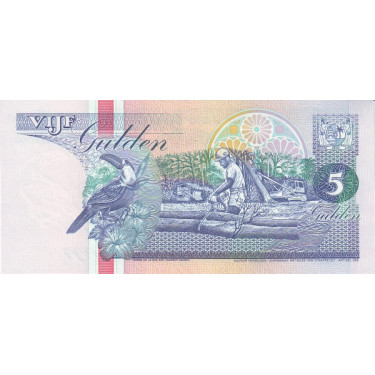 Suriname 5 Gulden 1998 P136b