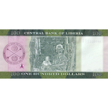 Liberia 100 Dollars 2022 P41