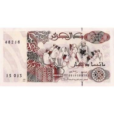 Algeriet 200 Dinars 1992 P138(2)