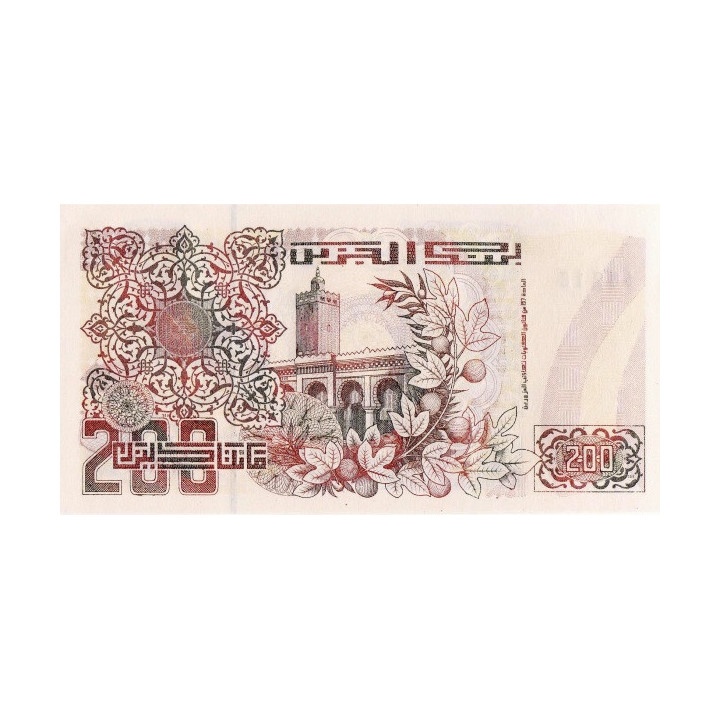 Algeriet 200 Dinars 1992 P138(2)