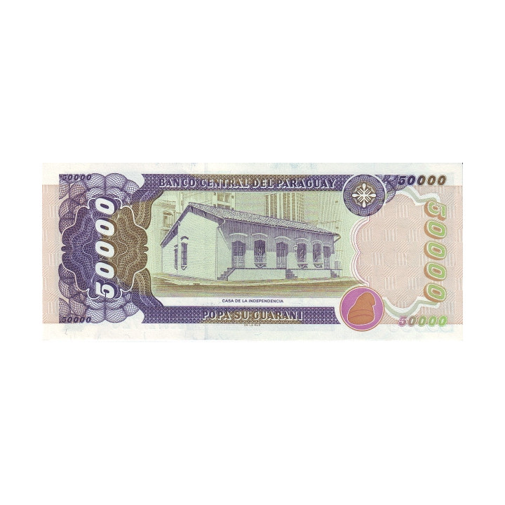 Paraguay 50.000 Guaranies 1998 P218