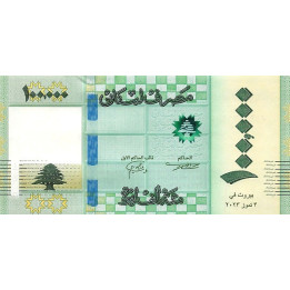 Libanon 100.000 Livres 2023 P105