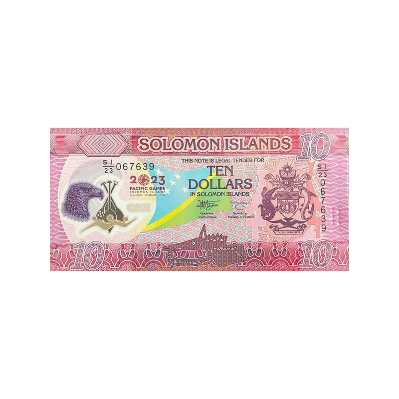 Salomonöarna 10 Dollars 2023 P39