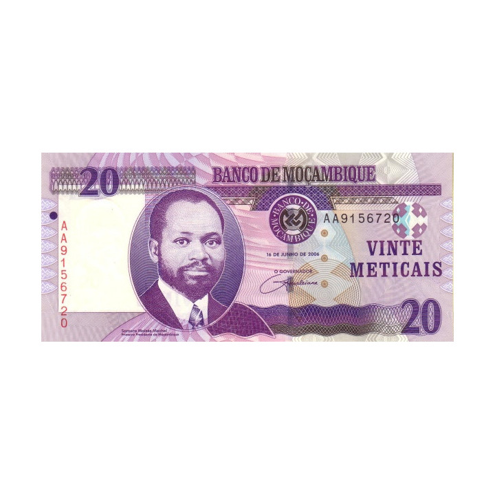 Mozambique 20 Meticais 2006 P143