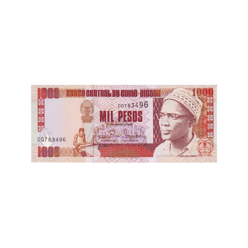 Guinea Bissau 1000 Pesos 1993 P13b