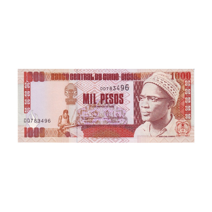 Guinea Bissau 1000 Pesos 1993 P13b