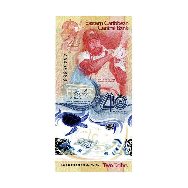 Östkaribiska Stater 2 Dollars 2023 Pnew