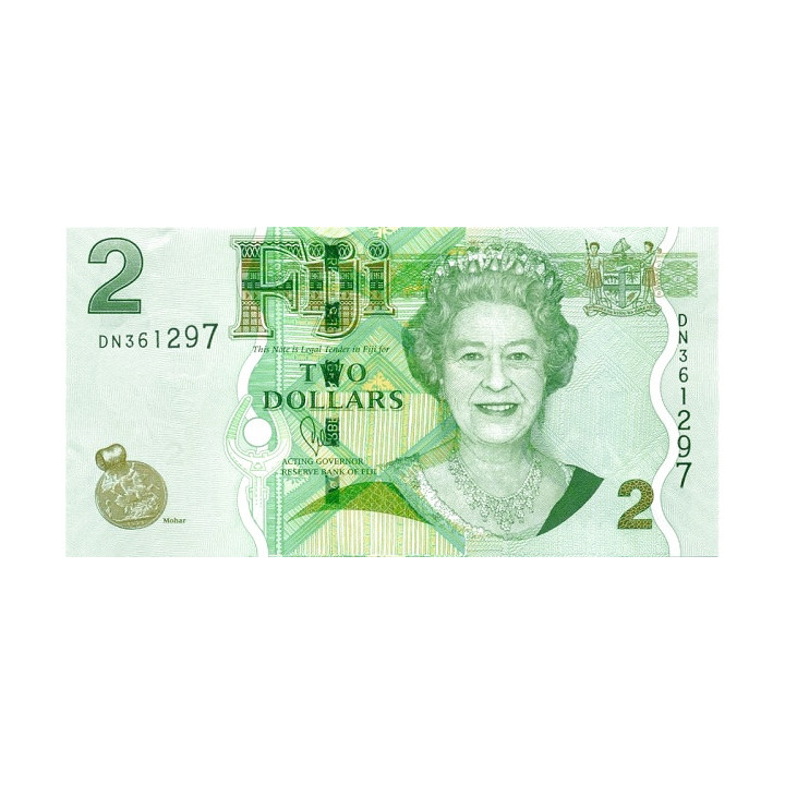 Fiji 2 Dollars 2012 P-109b