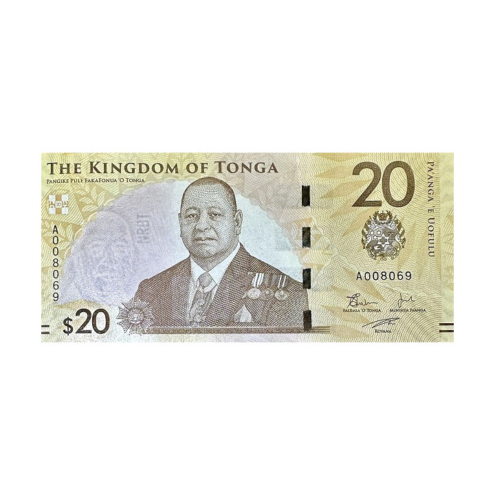 Tonga 20 Pa'anga 2023 P53