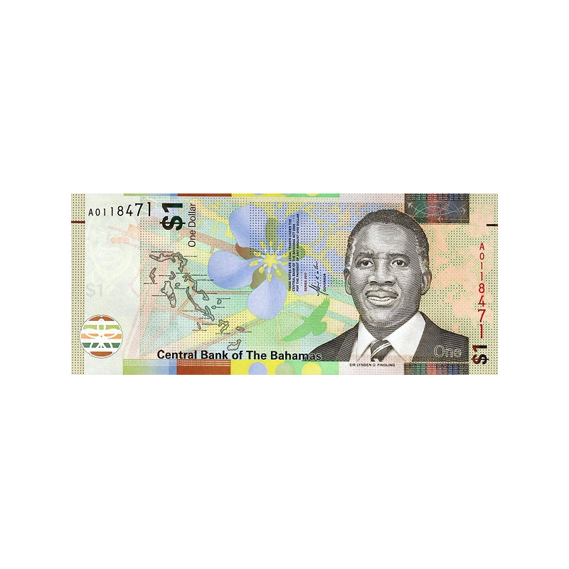 Bahamas 1 Dollar 2017 P77