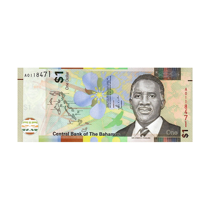 Bahamas 1 Dollar 2017 P77