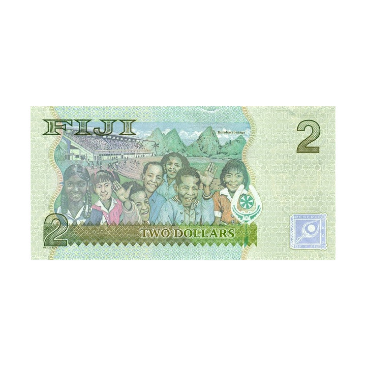 Fiji 2 Dollars 2012 P-109b