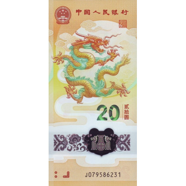 Kina 20 Yuan 2024 P920